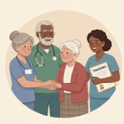 Caregiver support illustration
